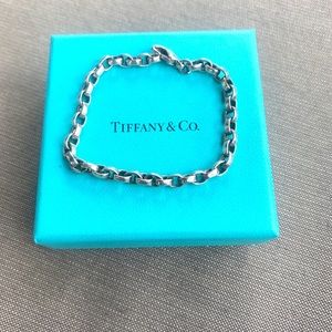 Tiffany & Co. Sterling Silver 925 Chain Link 7.5” Bracelet.